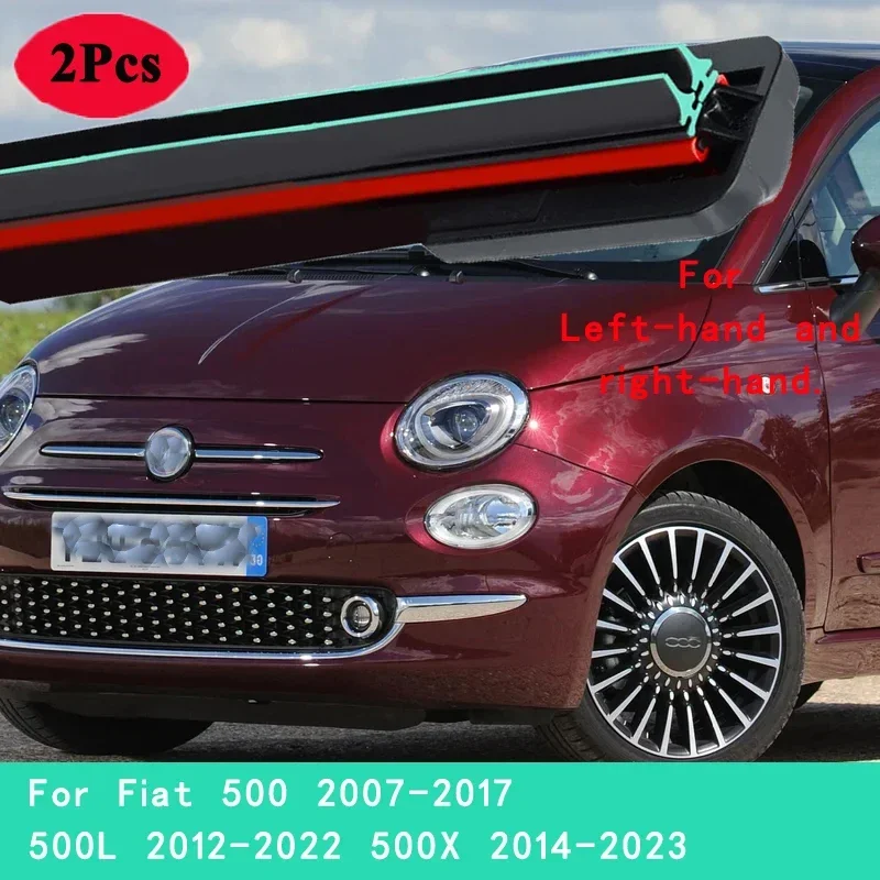 

Для Fiat 500 2007-2017 500L 2012-2022 500X 2014-2023 500C щетки стеклоочистителя переднего стекла 2x аксессуары ветровое стекло