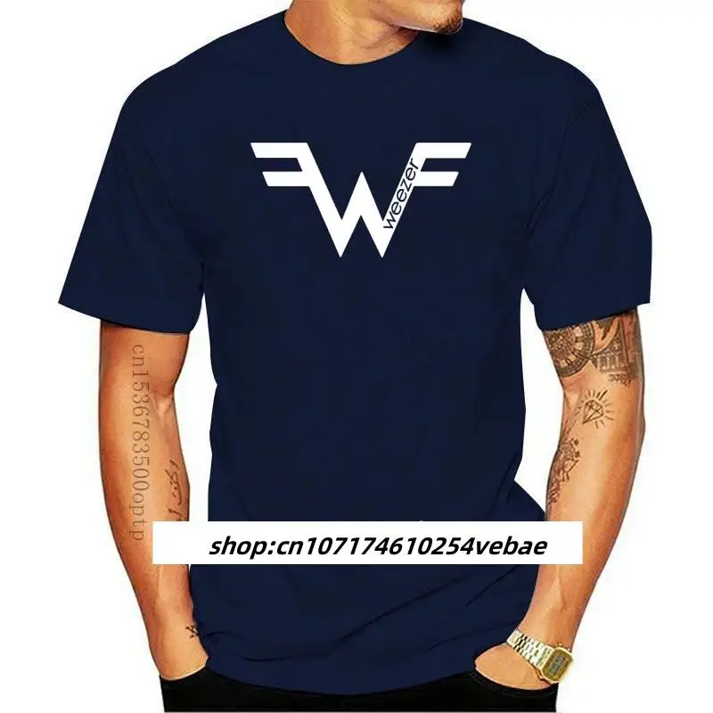 

Tee Weezer Pinkerton Logo Mens T-shirt Black White S-3XL