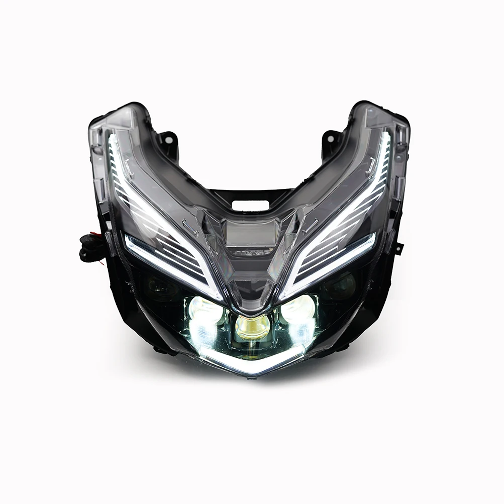 New Design Scooter LED Headlights With 5 Lens For 2018-2021 Honda Forza NSS