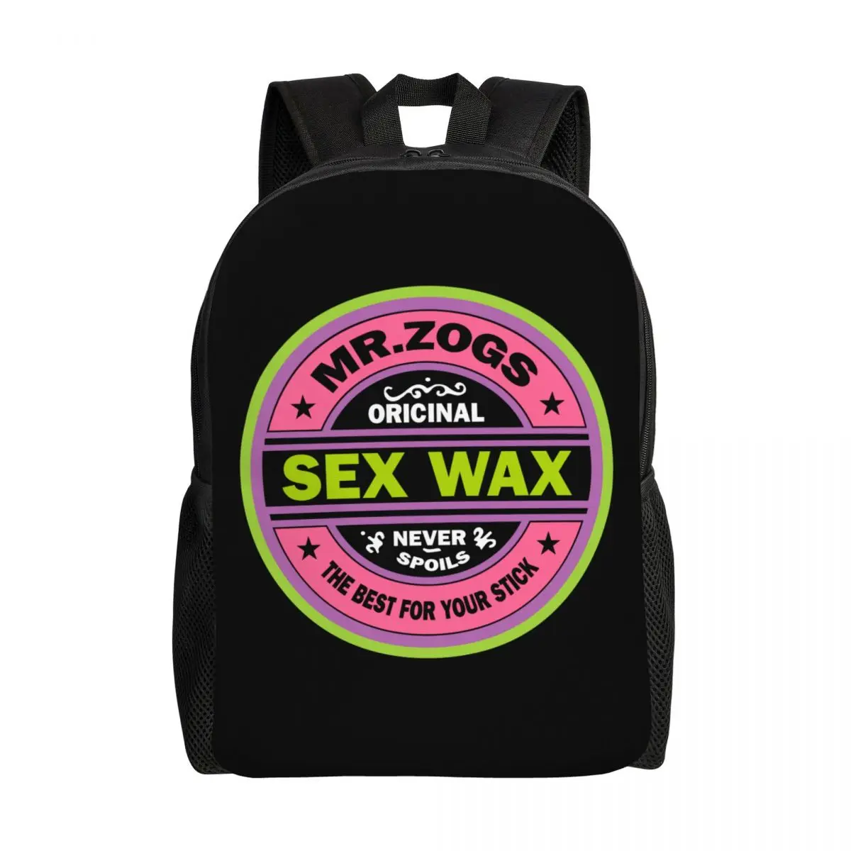 Mr Zogs Surfing Sex Wax Travel Backpack Men Women School Laptop Bookbag College Student Daypack Bags