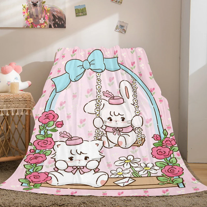 

Digital Print Nap Blanket Sofa Winter Warm B-Mikkos Lovely Bed Fleece Camping Kids Fluffy Soft Blankets Microfiber Bedding