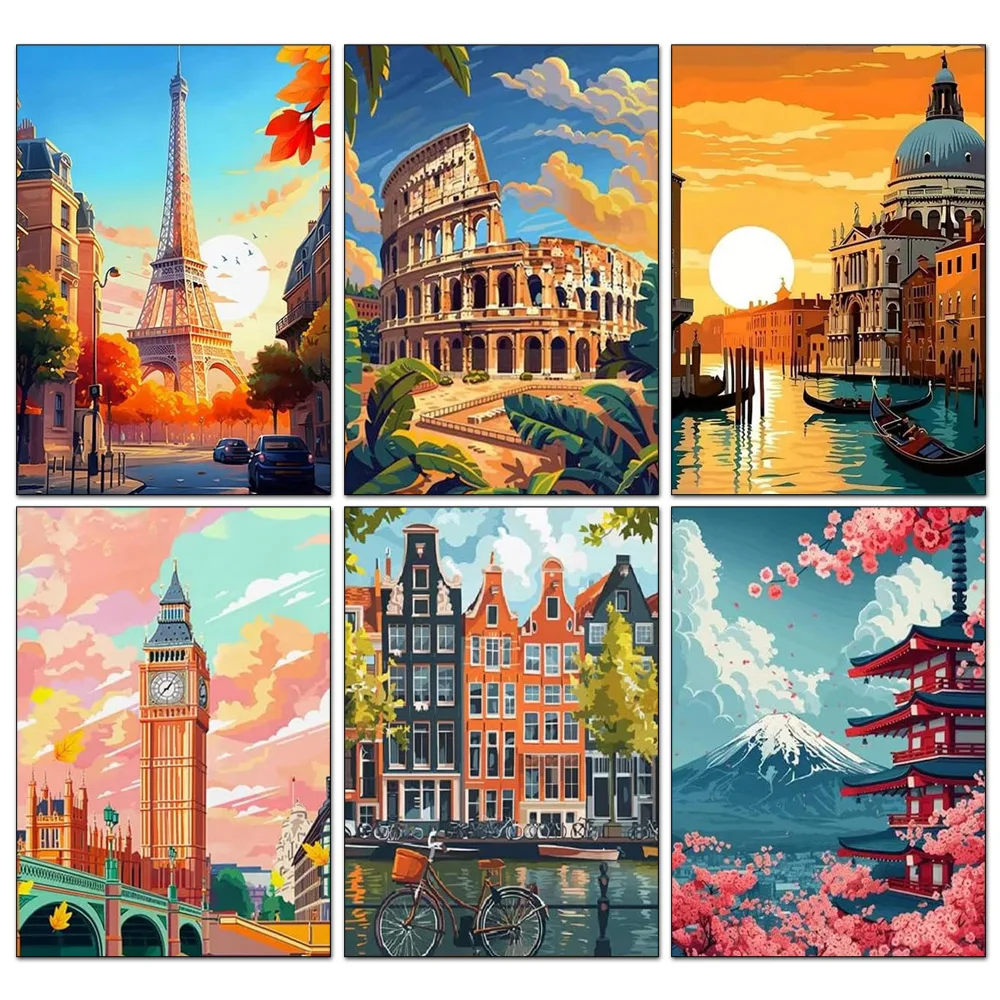 5D Diy Diamant Malerei Eis Architektur Landschaft Die Volle Runde/Quadrat Mosaik Stickerei Kreuz Stich Kawaii Hause Dekoration