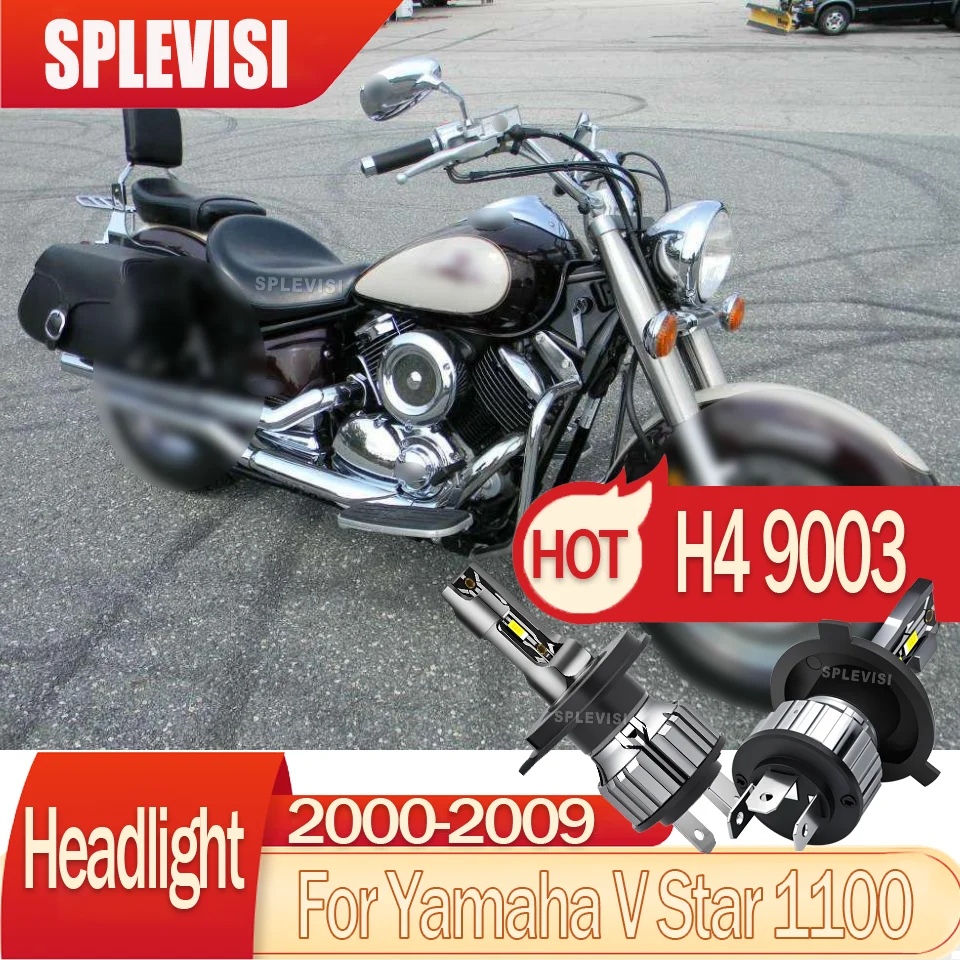 

Shockproof & Vibration-Resistant motorcycle headlight For Yamaha V Star 1100 2000 2001 2002 2003 2004 2005 2006 2007 2008 2009