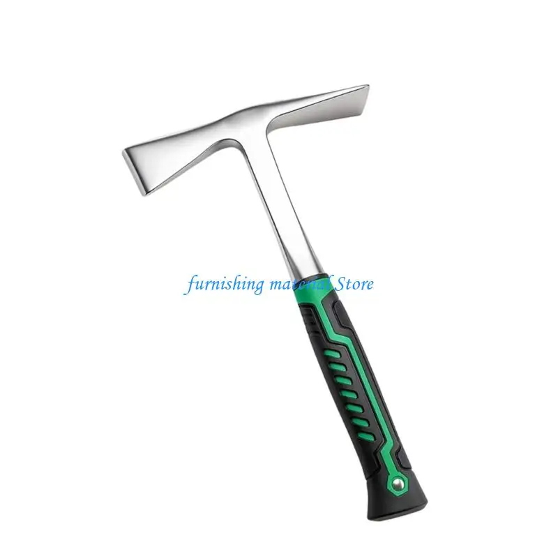 Y5GD Carbon Steel Rock Pick Hammer Double Head Design Brick Hammer Perfect For Digging Chopping And Survival Tasks view 3