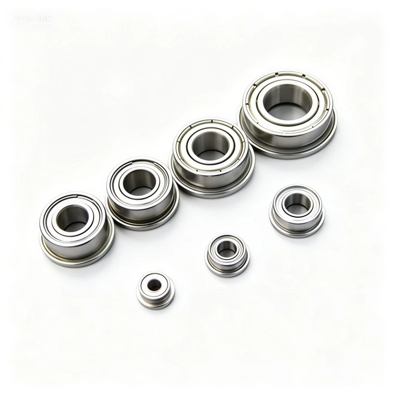 Flanged Ball Bearings with Bore Sizes 3mm-9mm MF115 MF126 F605 MF105 F683 F695 F686 F688 ZZ Bearing with Flange for Precision Ap