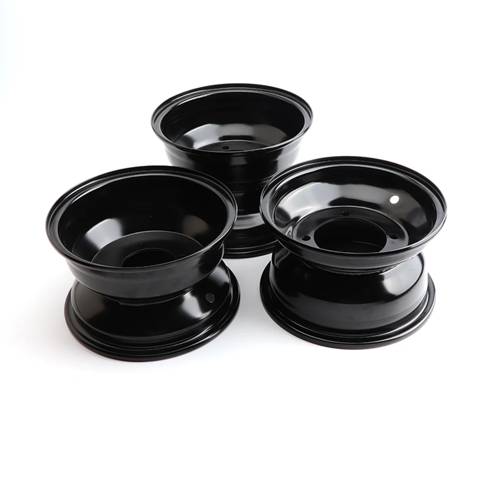 8 بوصة 4 ثقوب الجبهة الخلفية سبيكة محور عجلات حافة صالح لمعظم 125cc-250cc ATV الذهاب كارت UTV عربات التي تجرها الدواب رباعية الترابية دراجة 19x7-8 18x9.5-8 الإطارات #2