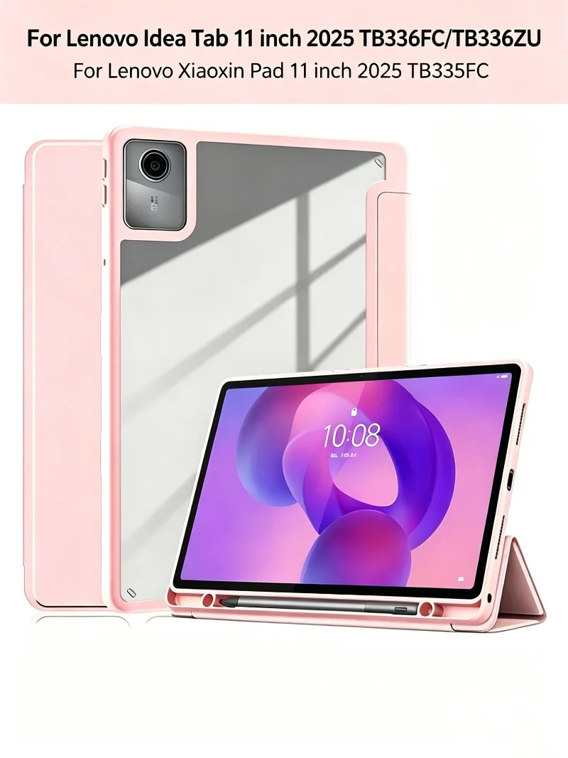 

Чехол для планшета Lenovo Idea Tab 11'' TB336ZU TB336FU Xiaoxin Pad 2025, акриловый, 11 дюймов, TB335FC, с держателем для стилуса