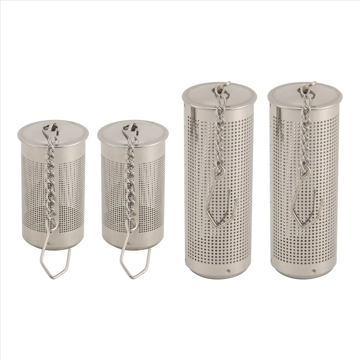 REST 4PCS Tea Infusers for Loose Tea,Tea Filter with Lid,Stainless Steel Tea Strainer with Chain Hook,Large Tea Strainer Ball