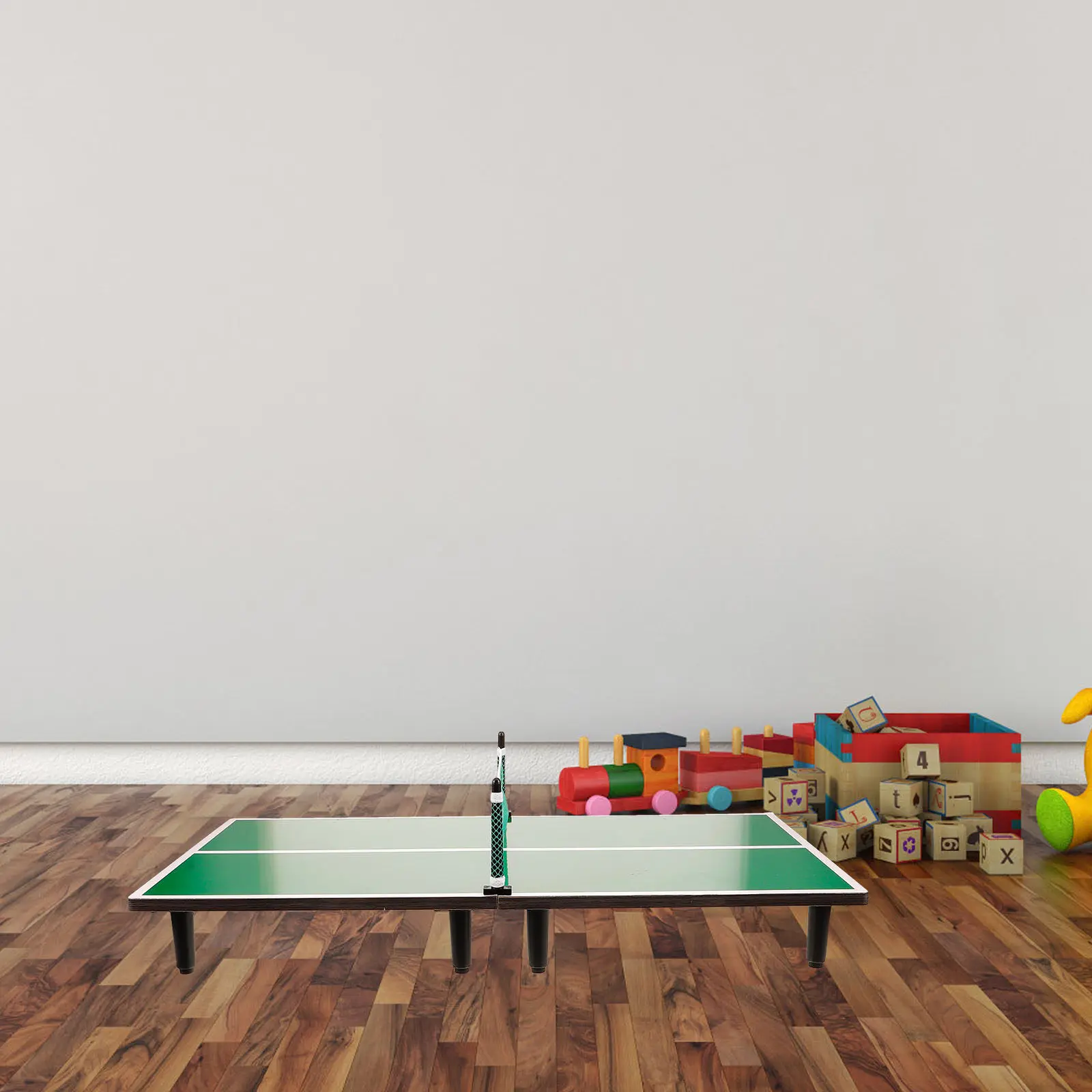 

1Set Mini Portable Tabletop Ping Pong Board Indoor Desktop Game Set for Family Competition Fun Mini Pong Set