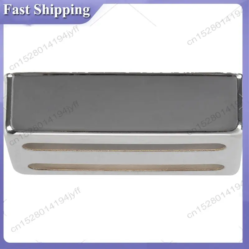 -ABDH Guitar Pickup Cover Accessories 5Pc Durable Guitar Two-Line Humbucker Pickup Cover For Electric Guitars Parts,Silver
