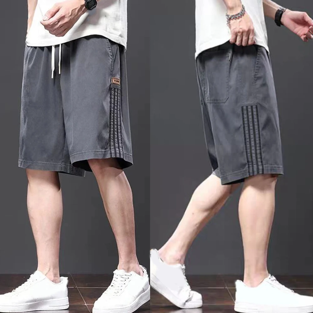 

Cool and Comfortable Men's Summer Solid Color Shorts Fashionable Casual Five Point Pants Ideal for Outdoor Fun