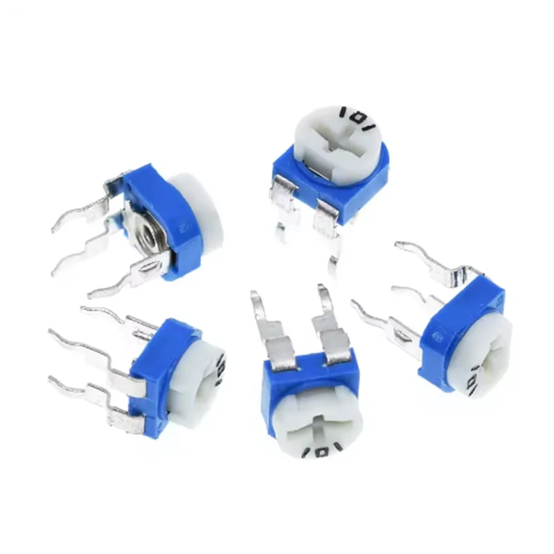 10pcs Rm065 Rm-065 100 200 500 1k 2k 5k 10k 20k 50k 100k 200k 500k 1m Ohm Trimpot Trimmer Potentiometer Variable Resistor