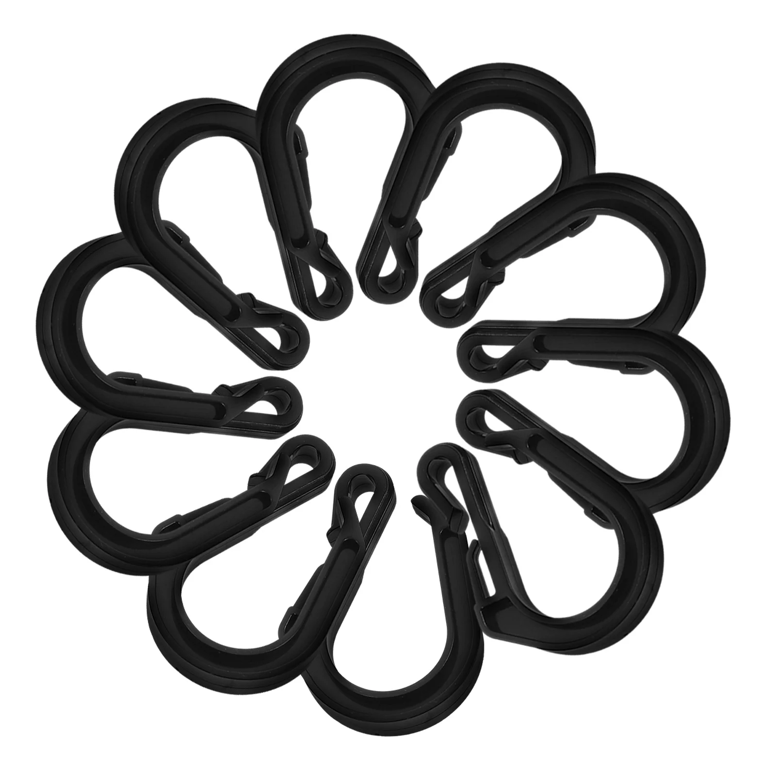 

10Pcs Car Trunk Hooks Heavy Duty S Hook for Seat Back Storage Bag Hanger Luggage Carrier Travel Outdoor Utility Hanging Tool