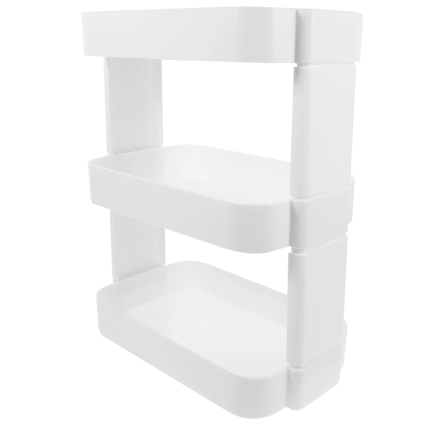 

Pen Holder Desk ganizer White 3 Layers Office Supplies Skincare Display Shelf Tabletop Sundries Holder Under Sink