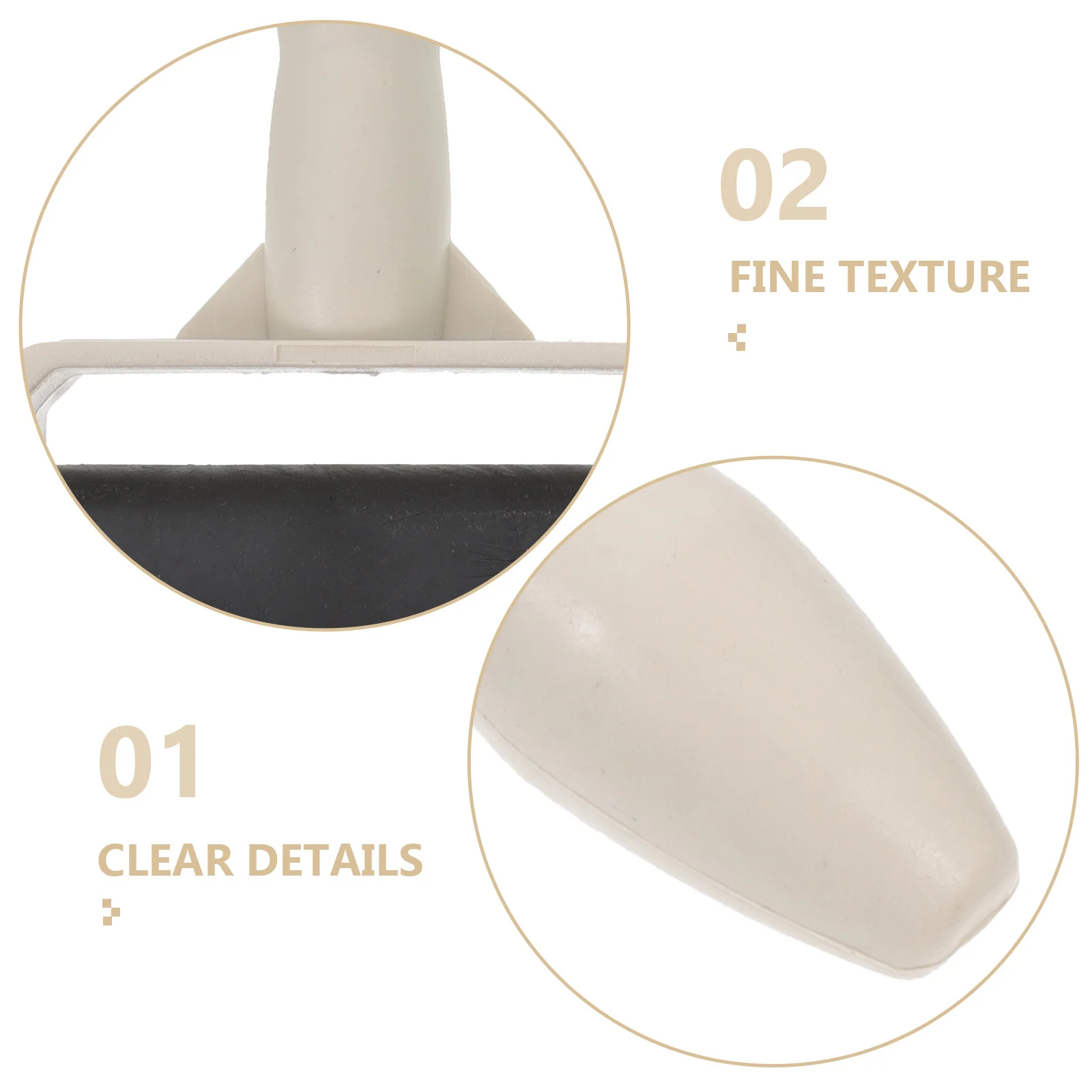 6Pcs Printmaking Roller Durable Plastic Rubber for DIY Crafting Stamping Rolling Printing Ink Applicator