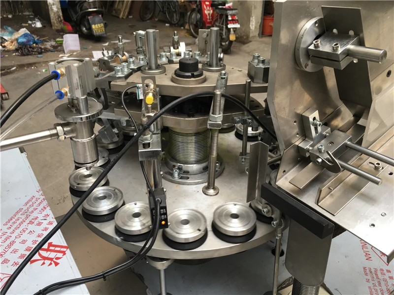Automatic Aluminium Tube Sealing Machine Toothpaste Tube Pipe Sealing Tail Machine Roundtable Sealing Machine with Tube Feeding