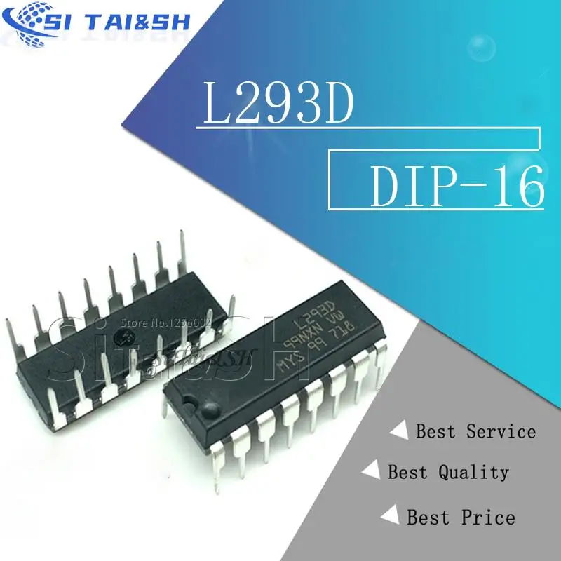 5PCS L293D DIP16 L293 DIP 293D DIP-16 new and original IC