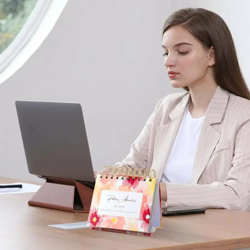 Motivational Desk Calendar Motivational Desktop Calendar Inspirational Desktop Calendar Daily Calendar Desk Accessories For