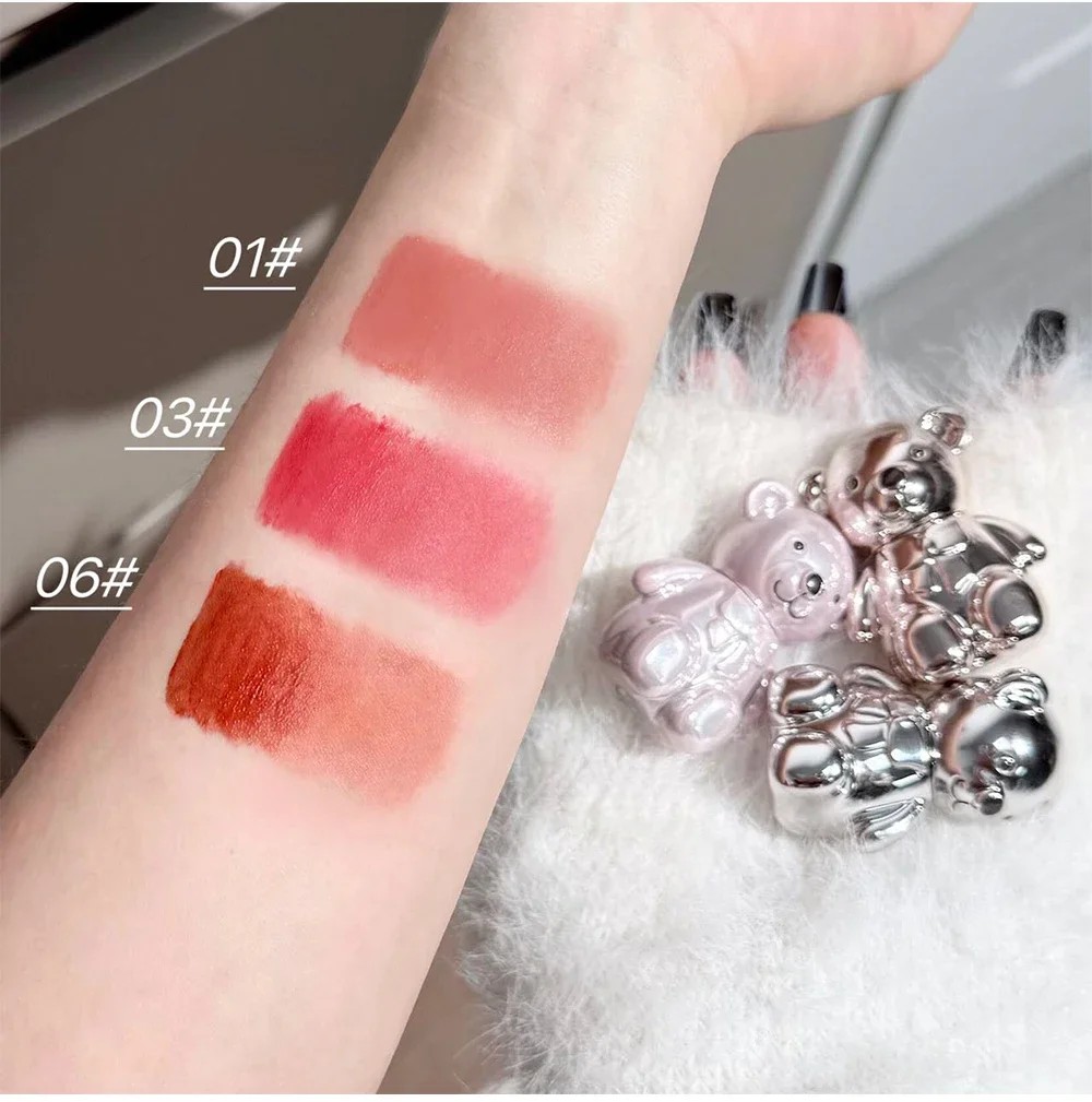 ART VALUE 7PC Make-Up Set Omvatten 3 Kleuren Lipgloss Geperst Poeder Blush Oogschaduw Ketting Schoonheid Gift Make-Up Kit