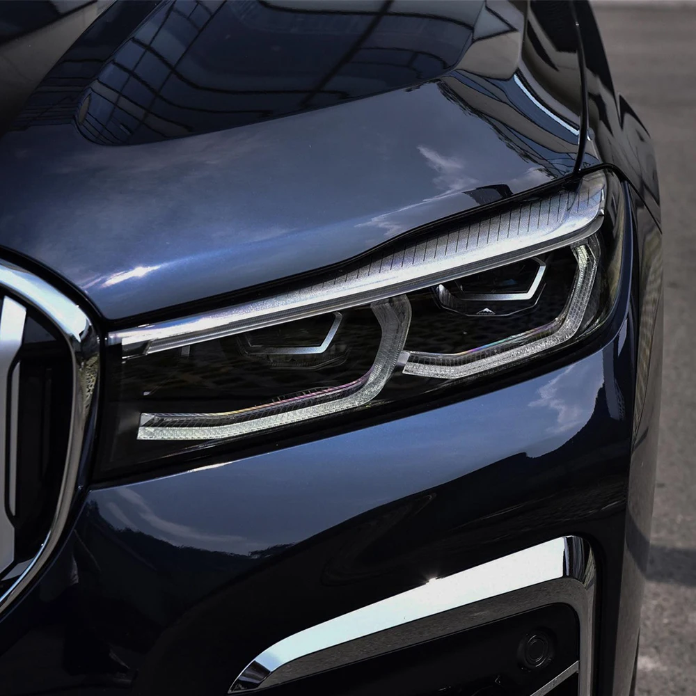 Do BMW serii 7 G11 G12 730 740 750 760 2019 2020 2021 Osłona reflektora Osłona reflektora Soczewka pleksi Przezroczysty klosz