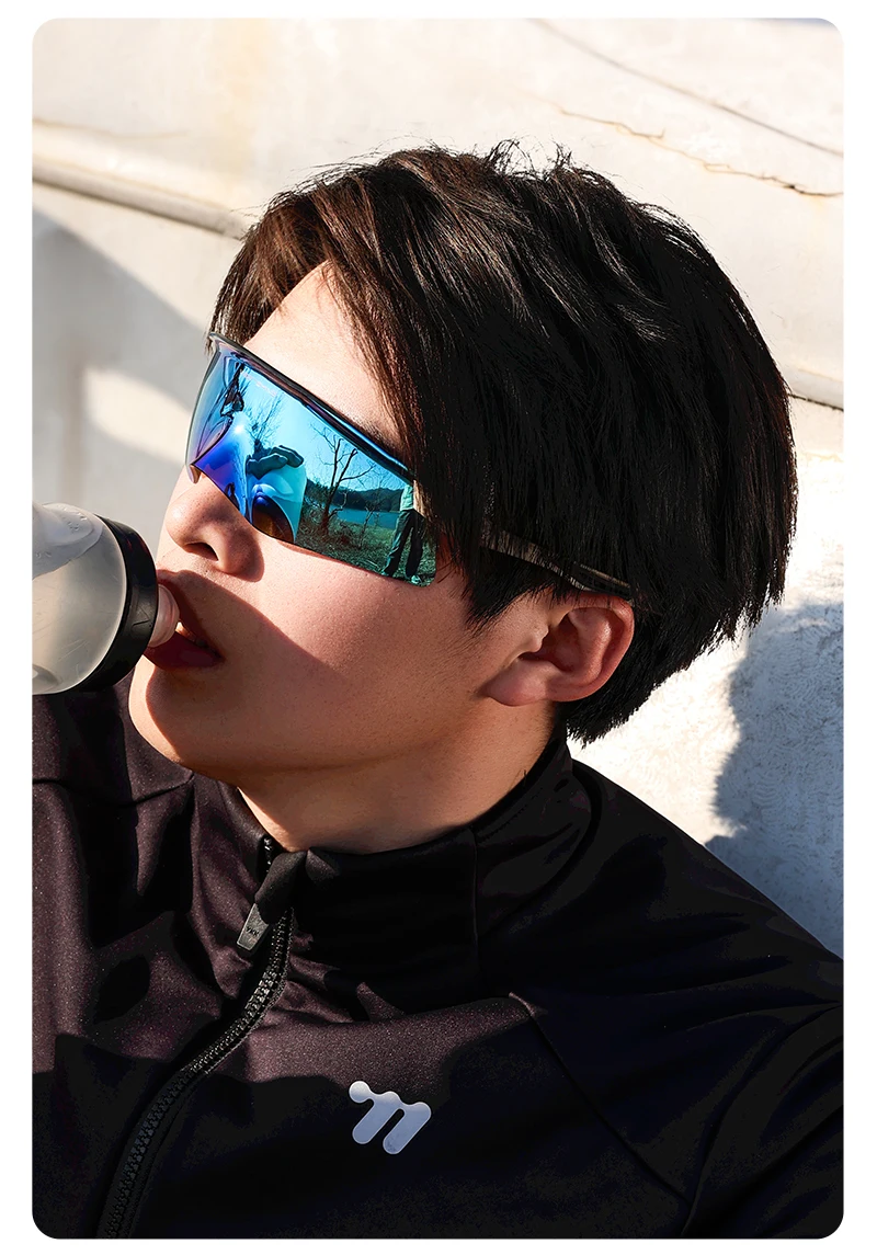 WEST BIKING Aero Beak Fahrradbrille HD-Beschichtung TR90-Rahmen Winddichte Fahrradsonnenbrille UV400-Schutz für Rennrad MTB Laufen – Detail 28