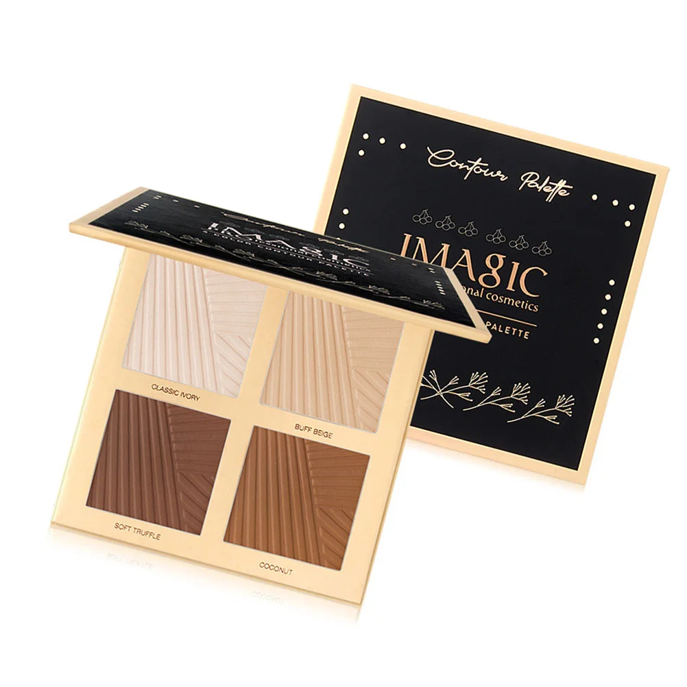 

Four Powder Shades Waterproof Facial Makeup Brighten Face Powder Facial Makeup Beauty Cosmetics Kit Palette