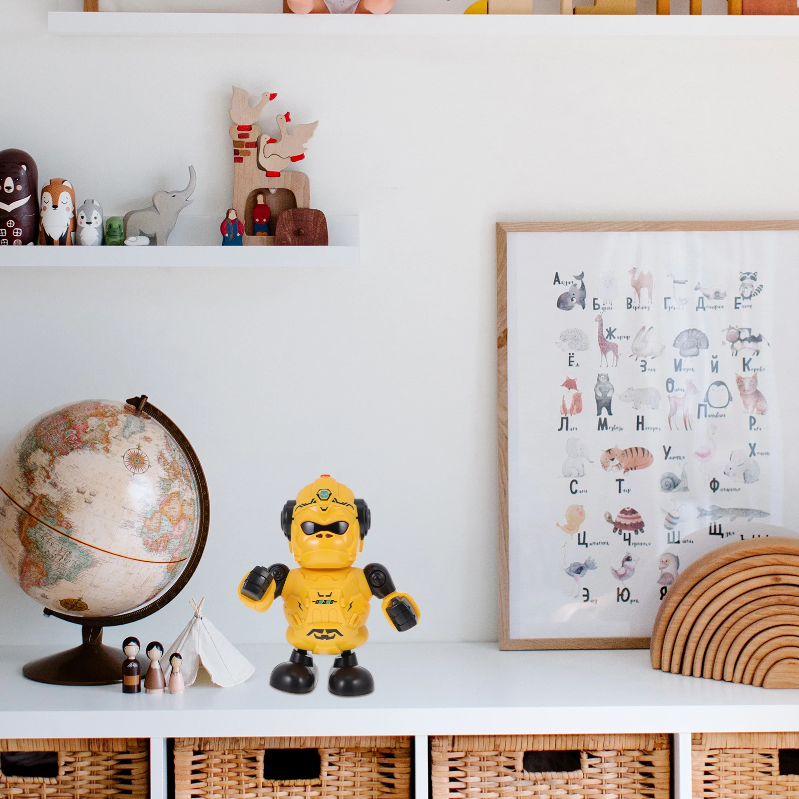 

1Pcs Electric Spray Robot Creative Dancing Plaything for Kids Educational Fun Lightweight Interactive Gift Bright Color