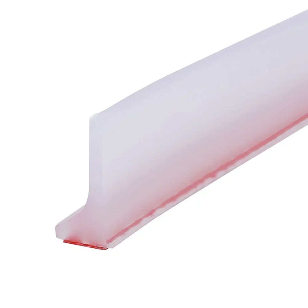 Silicone Shower Barrier Bathroom Water Stopper Water Barrier Retaining Strip Dry And Wet Separation Door Sealing Strip