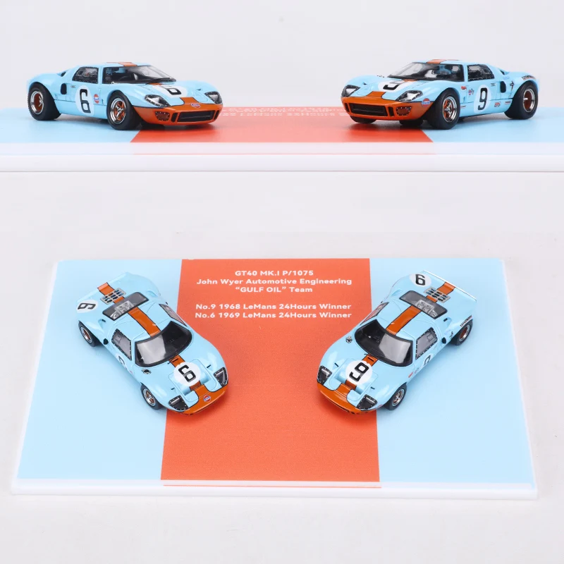 Finclassically 1:64 GT40 MK.II 1966 LeMans 24Hours Alloy Model Car