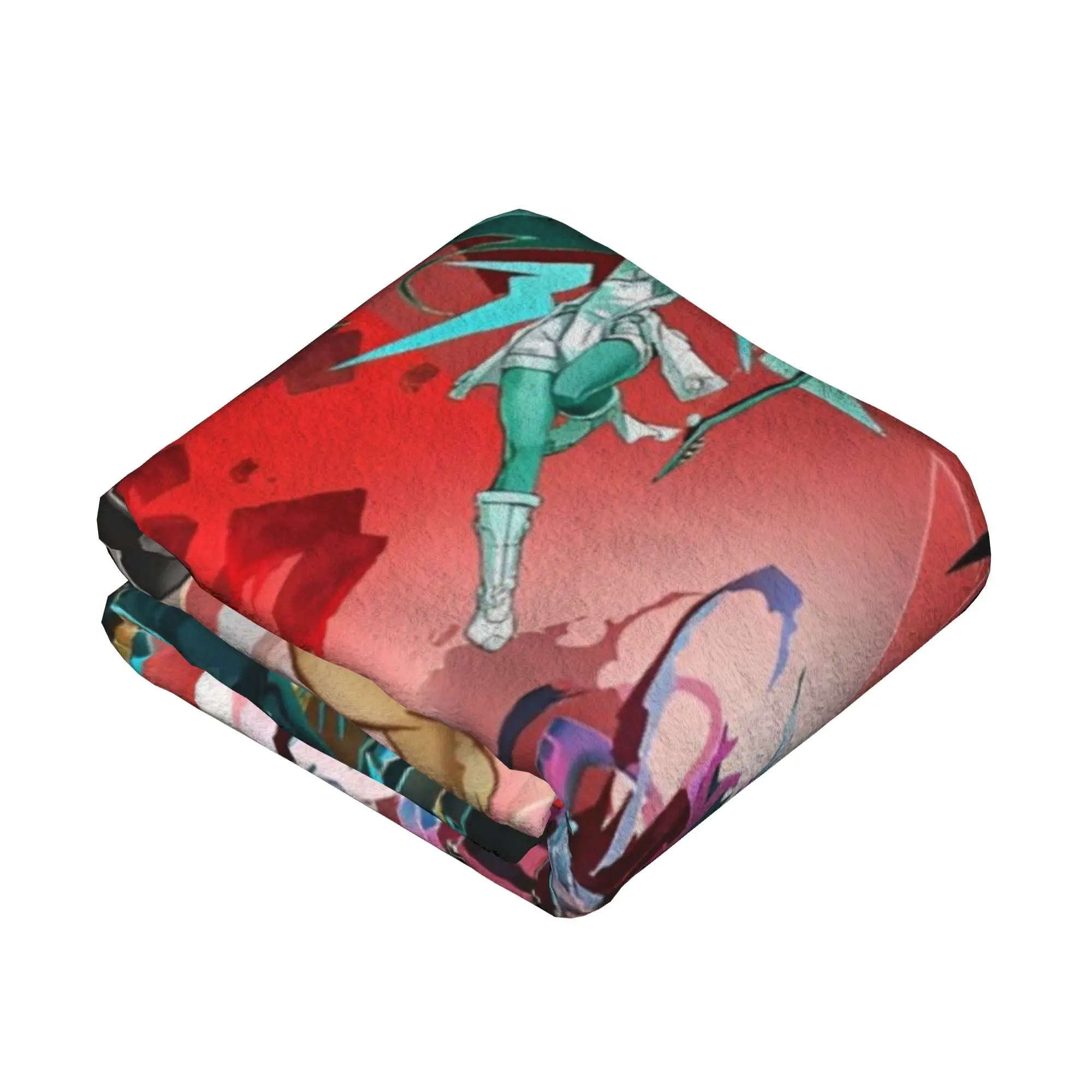 To Be Hero X Anime Blankets Flannel Spring Autumn  Multi-function Super Warm Throw Blanket for Home Outdoor Bedding Throws