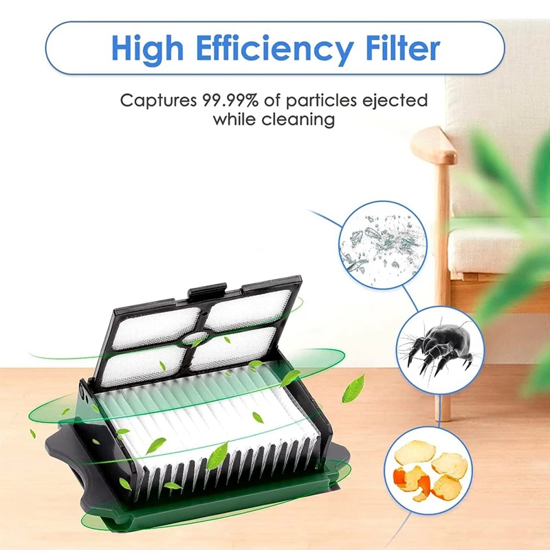 ตัวกรอง HEPA สำหรับ tineco ifloor 3/ชั้นหนึ่ง S3/ชั้นหนึ่ง S5/ชั้นหนึ่ง S5 Pro ชุดตัวกรองเครื่องดูดฝุ่นแบบเปียกแห้ง