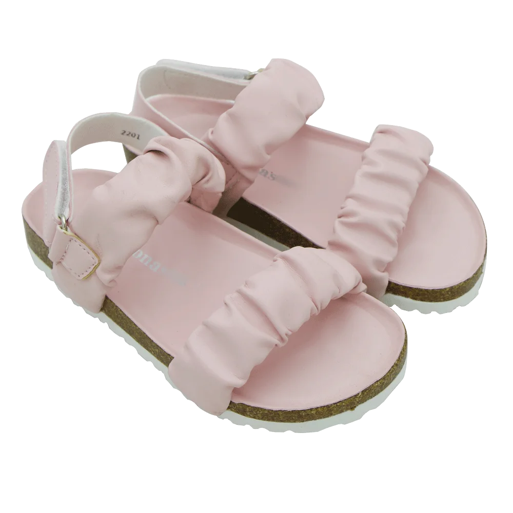 Sandalias de fondo plano para niña, chanclas de Color Macaron, a la moda, de 1 a 12 años, de alta calidad, venta al por mayor, novedad de 2024