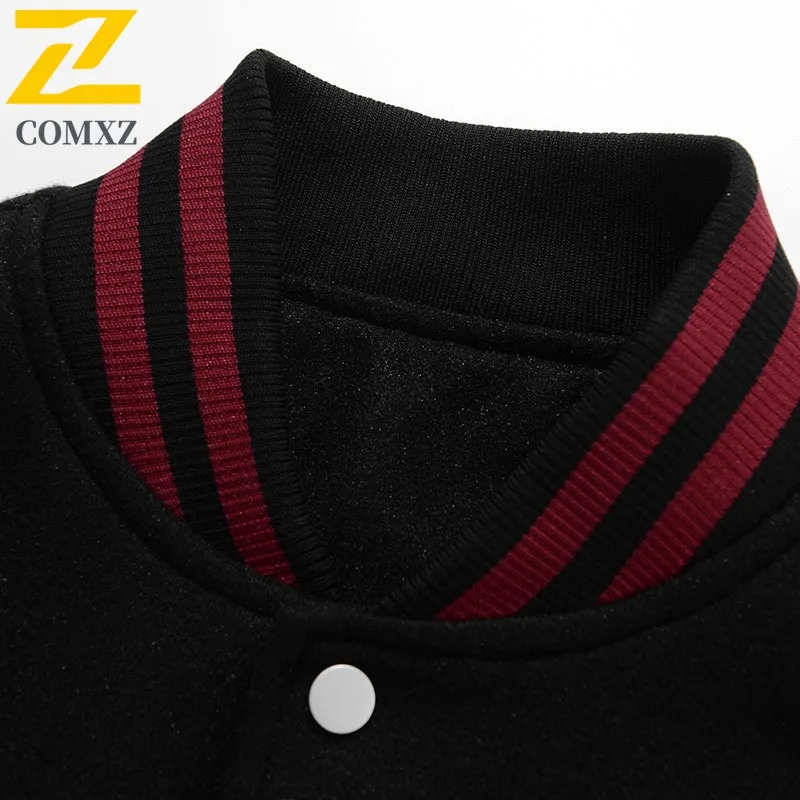 COMXZ ​​Men 2025 Trendy Baseball Jacket Outdoor Lightweight Sport Coat Luxury Camping Wear for Leisure Comfort Versatile Style​​