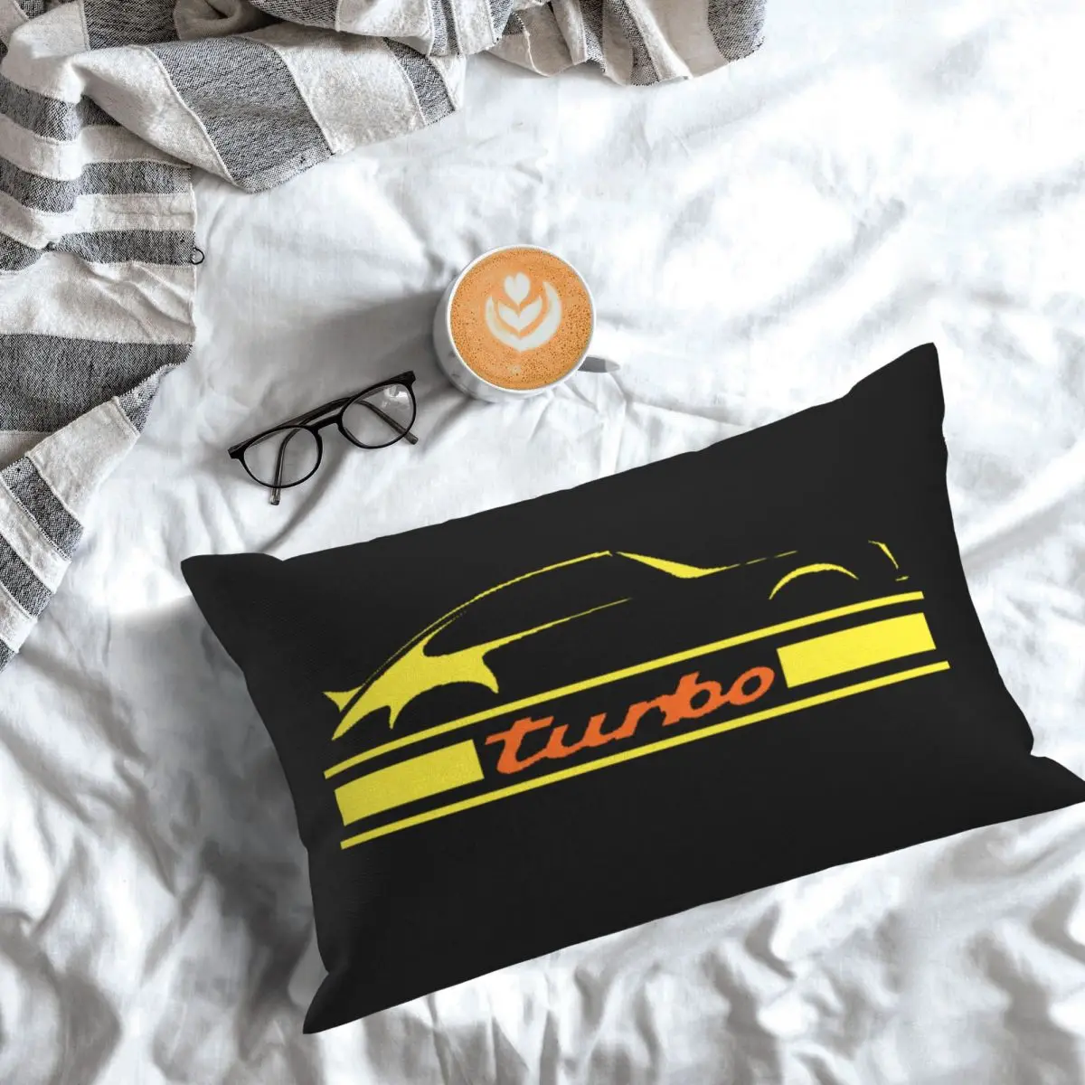 Turbo 911 Rectangle Pillowcase Cushion Cover Decor Bedroom Bed Home Comfort Throw Pillow