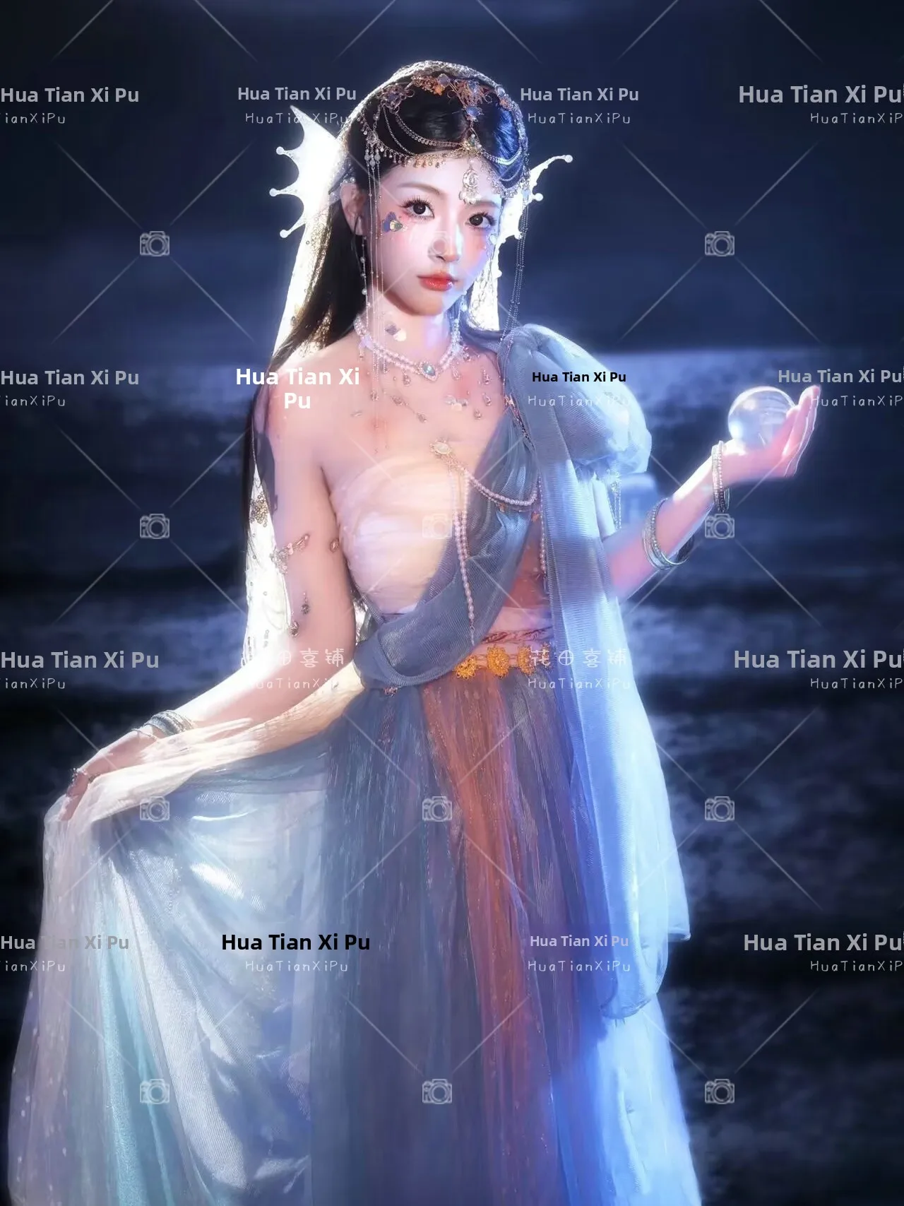 

Костюм для фотосессии «Принцесса-русалка», этнический танцевальный костюм для девочек, одежда для фотосессии на пляже, новинка лета 2023 года