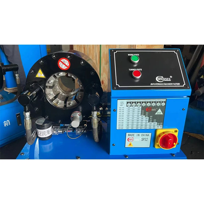 

High Quality 1/8 To 2.0 Inch 12V/24V Hose Crimper For Mobile Van SP32 Portable Hydraulic Hose Pipe Crimping Machine