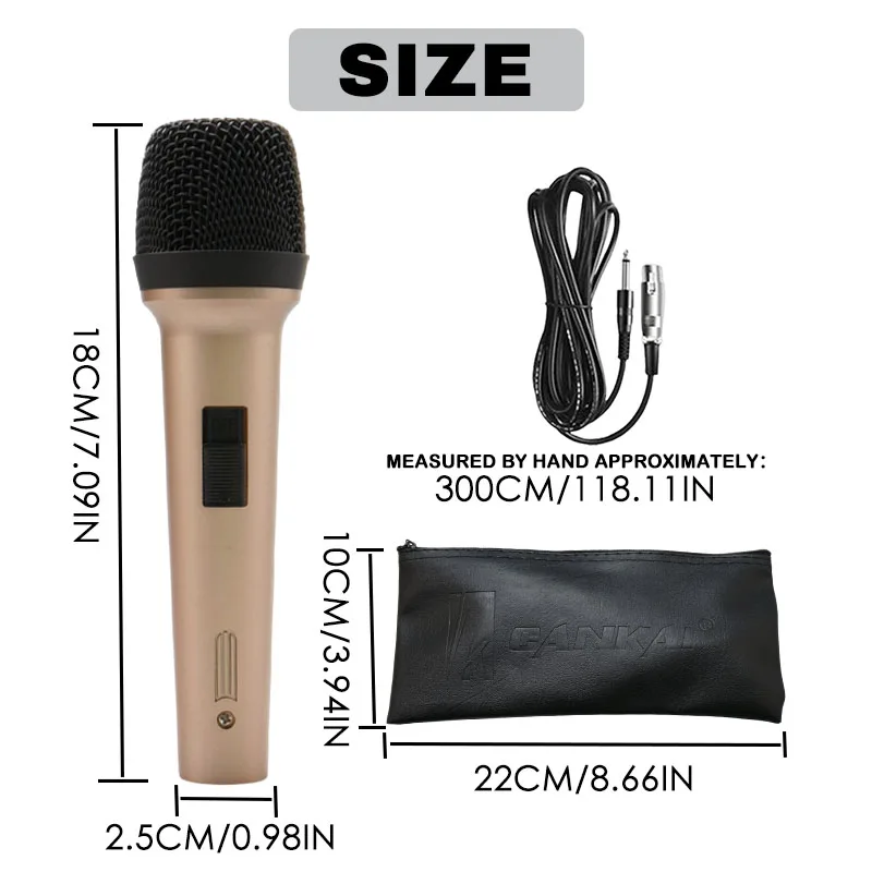 ميكروفون سلكي معدني بلوري، حامل ميكروفون احترافي لمكثف الاستوديو يتضمن ميكروفون تسجيل USB لأجهزة الكمبيوتر والهواتف الذكية #4