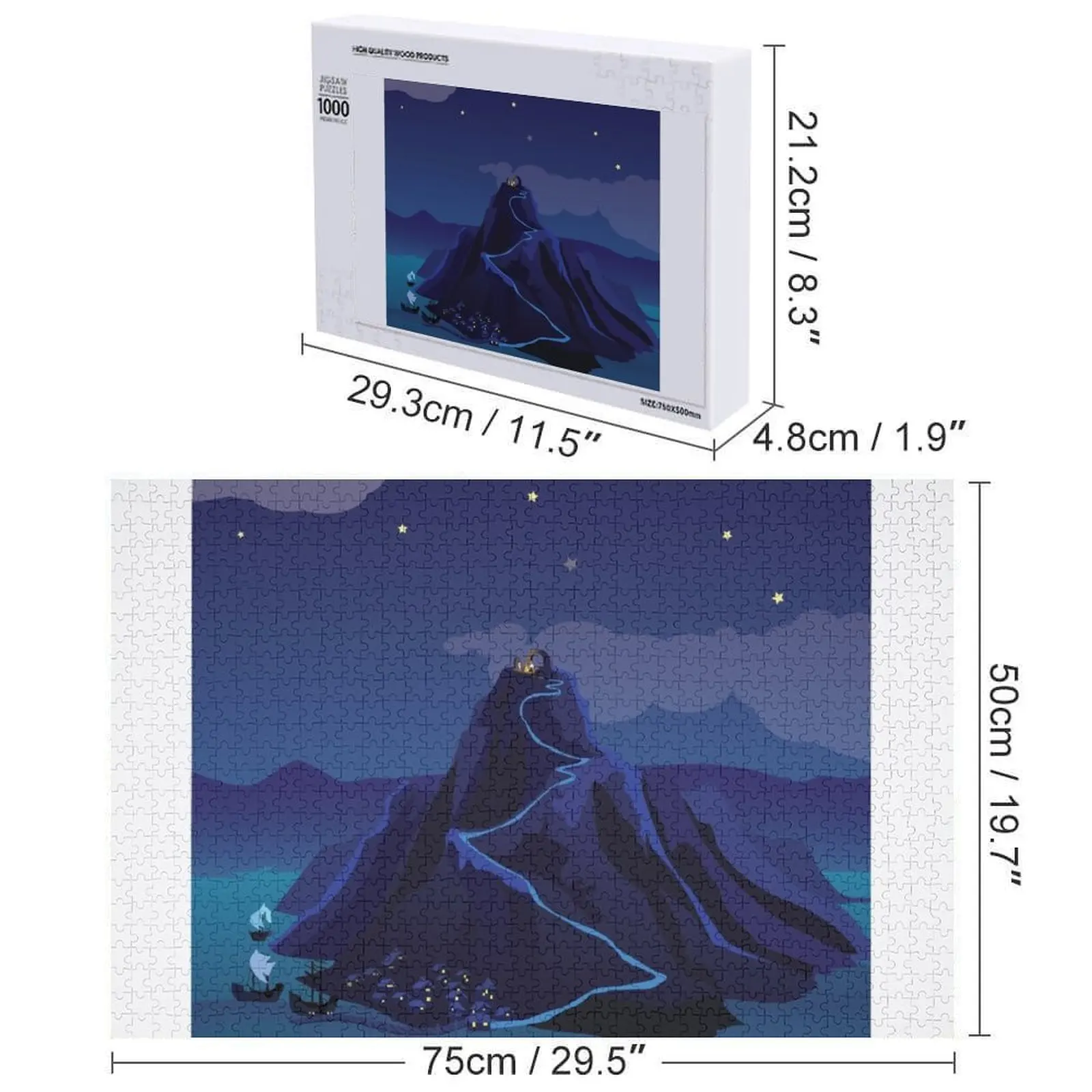 جزيرة المشاجرة سر جزيرة القرد أحجية الصور المقطوعة ألعاب خشبية مخصصة للأطفال