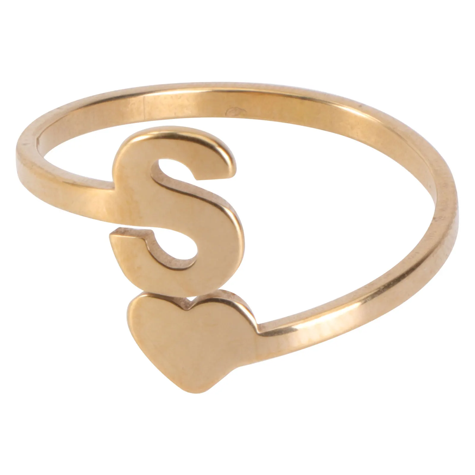 

Letter Ring Women Dainty Vintage Rings Exquisite Decoration Female Finger Delicate