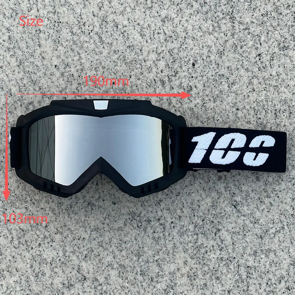 Motorradbrille für Männer, Motocross-Brille, Helm, MX Moto Dirt Bike ATV Ski Outdoor-Sportbrille, Roller-Brille, Maske, Fahrradbrille – Detail 1