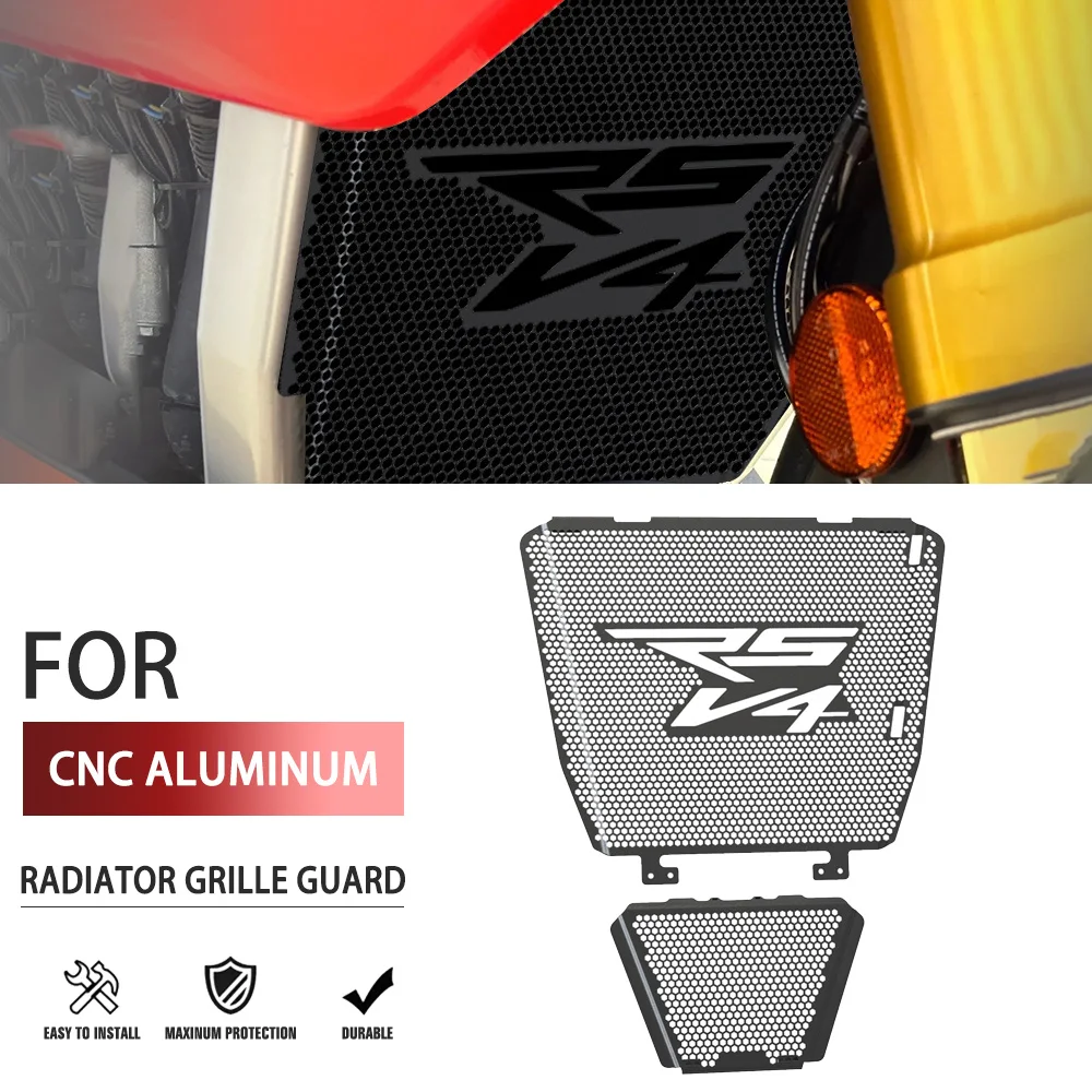 

For Aprilia RSV4 1000 APRC RF Tuono V4 1100 RR Factory Motorcycle Radiator Grille Guard Protector Engine Cooler Protective Cover