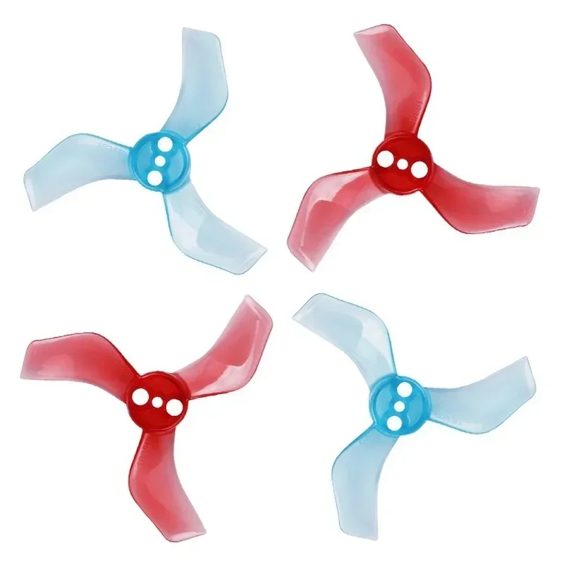8Pairs(8CW+8CCW) Gemfan 1635 40mm 3-Blade Propeller 1mm / 1.5mm (Random Color)