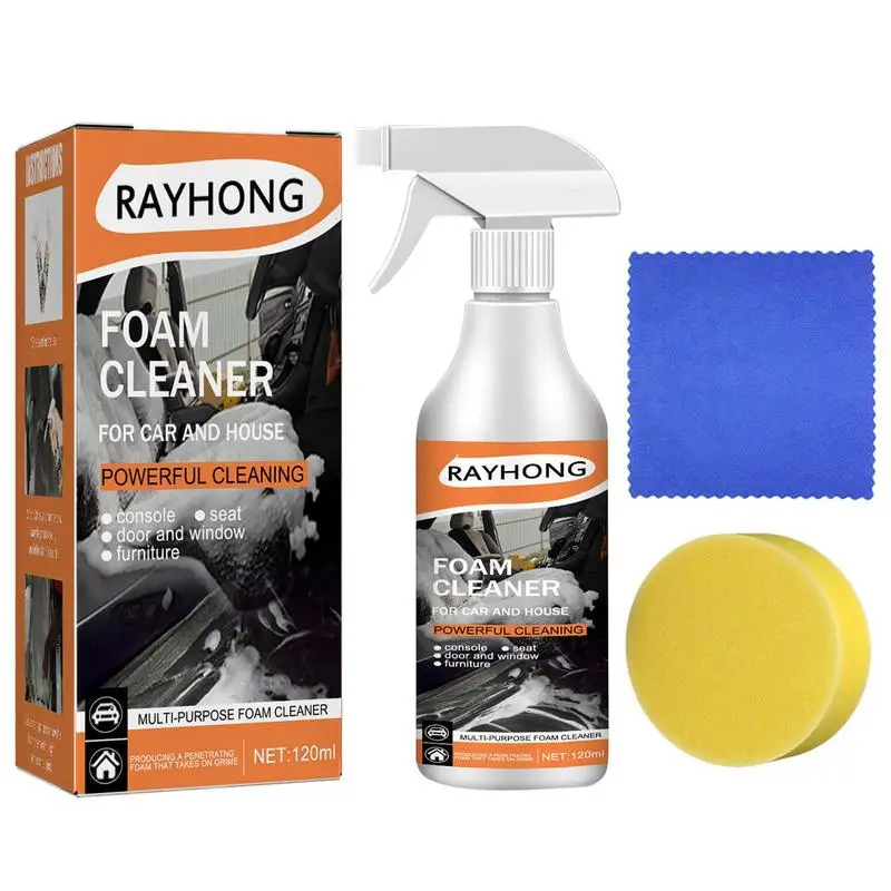 

Multi-Purpose Foam Cleaner Rust Remover Cleaning Car Leather Seat Car Interior Accessories Home Kitchen Cleaning Foam Spray