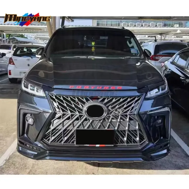 تعديل مجموعات الجسم فورتشنر كورشنز مصبغة المصباح الأمامي المصد الأمامي تجميل الملحقات 2017 2021 ل فورتشنر بوديك #5