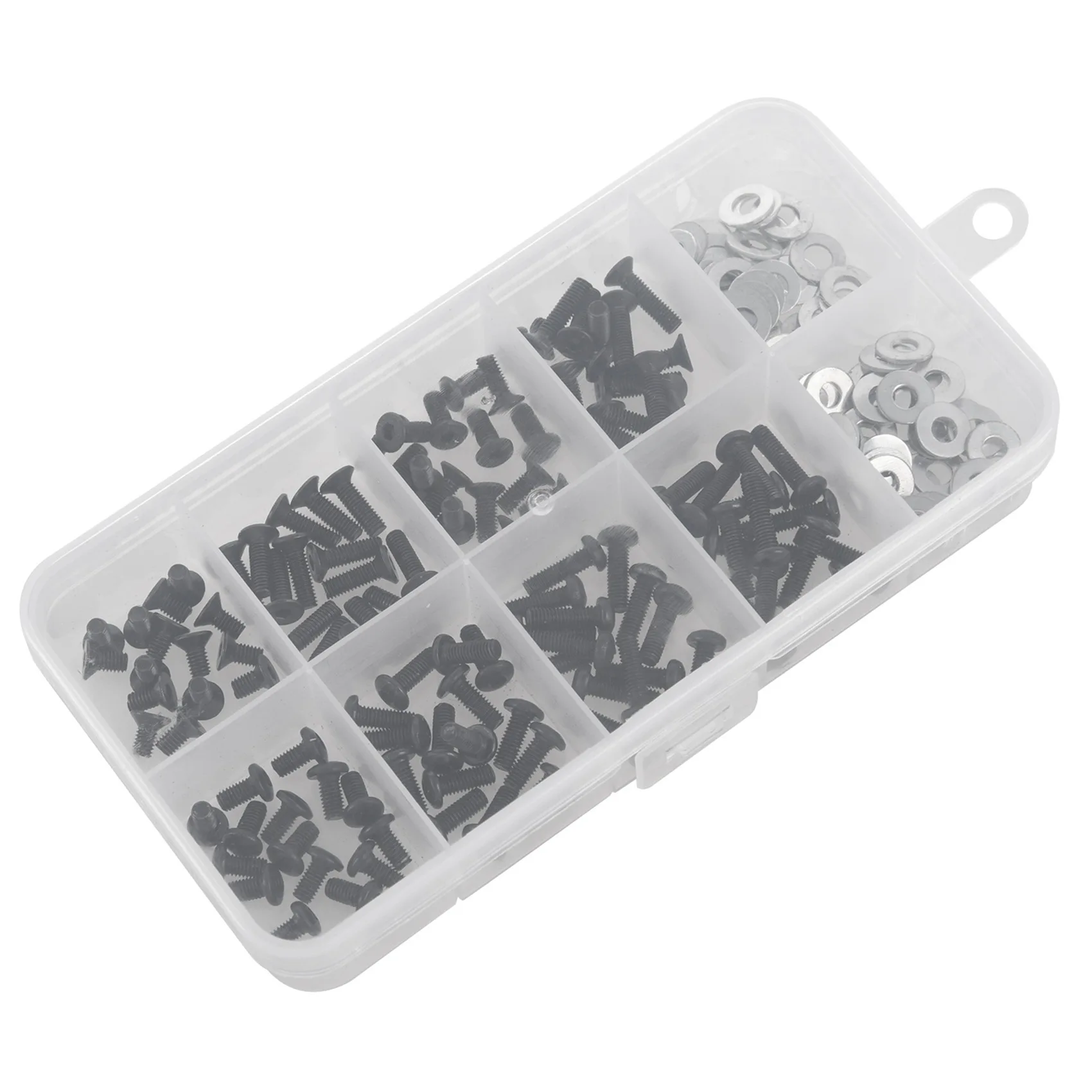 مسامير مجموعة صناديق ل 1/10 HSP Traxxas Tamiya HPI كيوشو D90 SRC10 التحكم عن بعد RC قطع غيار السيارات 900Pcs-AT36