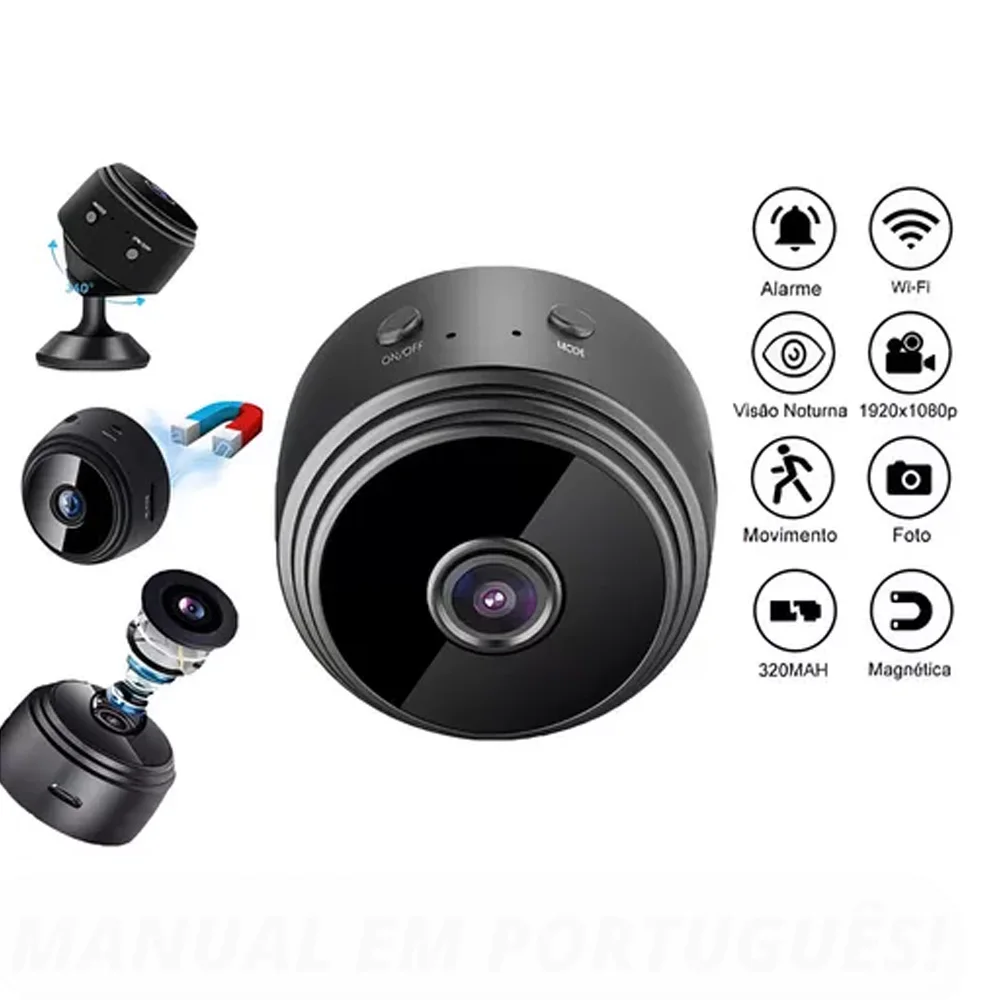 

A9 Mini WiFi Camera HD Voice Recorder Wireless Camera Video Surveillance Network Camera Smart Home Video Surveillance