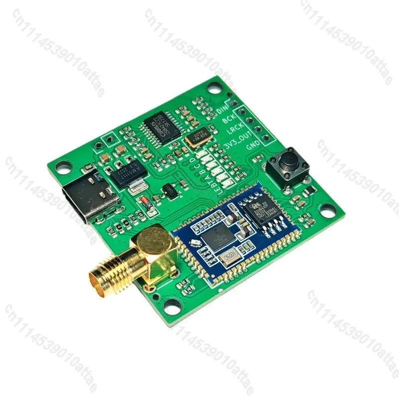 QCC5181 Bluetooth Audio Transmitter Module Supports LDAC AAC AptX I2S Digital Lossless Audio Signal Output