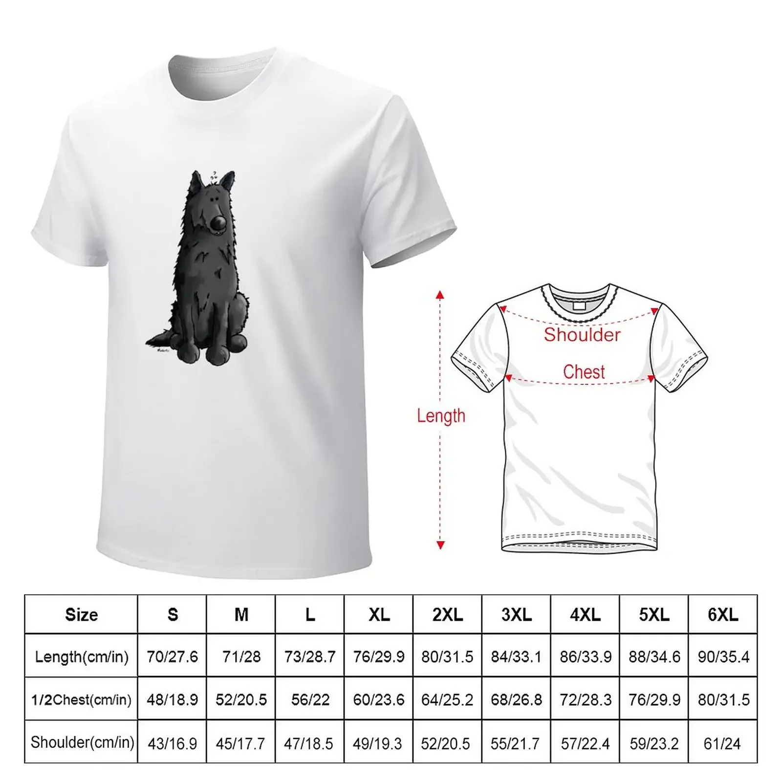 Belgian Groenendael Dog - Dogs - Cartoon - Gift T-Shirt cute tops customs mens champion t shirts