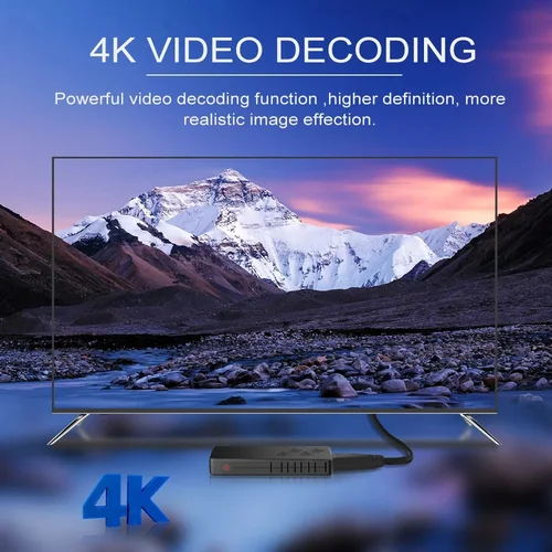 Imagen 2 del producto Q96 X2 ATV Stick 8GB 128GB BT5.0 WiFi Dual 4G 5G Android 13 Smart TV Box Compatible con 4K HD Control Remoto por Voz Allwinner H313 Quad Core IPTV