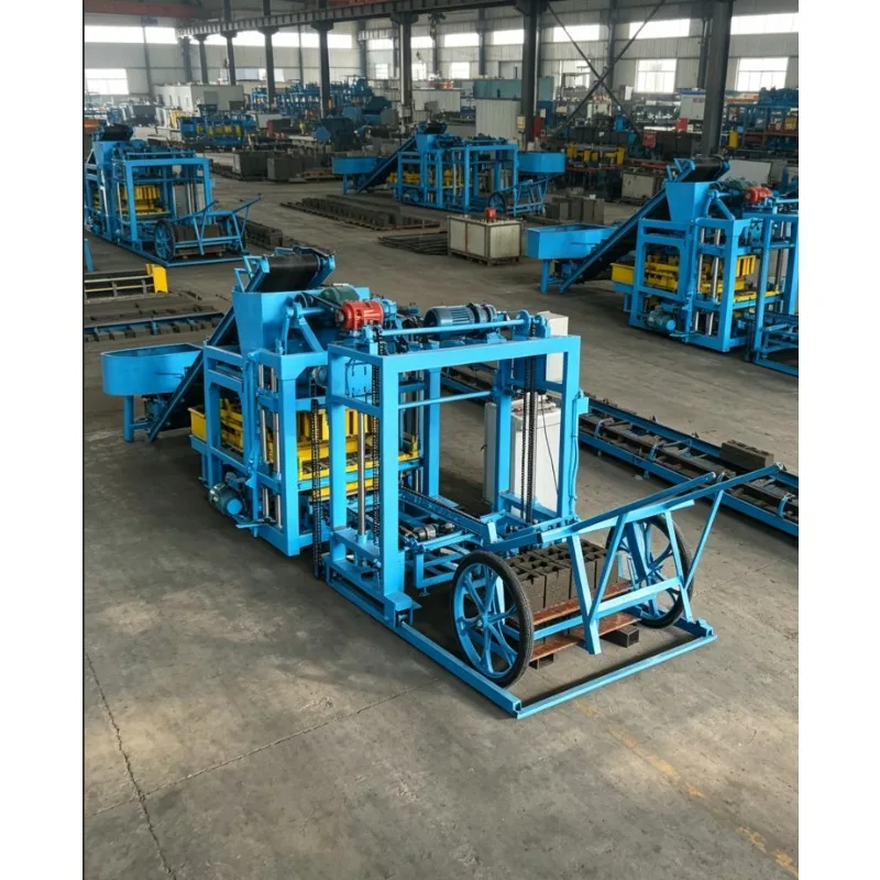Africa Hydraulic Press Clay Brick Making Machine Red Mud Interlocking Hollow Block Making Machine Clay Brick Burning Machine